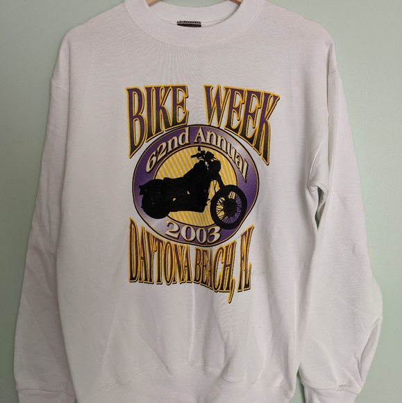 03 Daytona Beach Bike Week Sweatshirt M - Picture 1 of 3